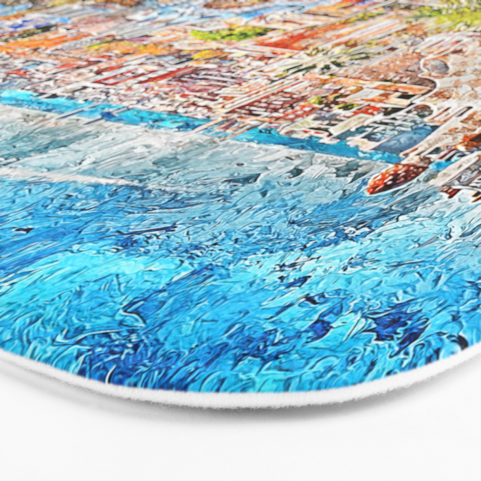 Barcelona, Parc Guell Bath Mat Gallery Image 3