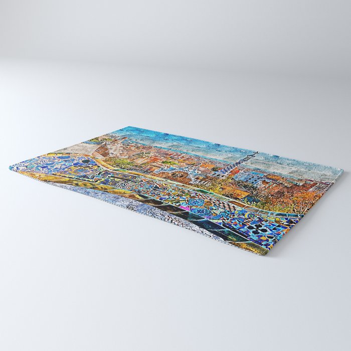 Barcelona, Parc Guell Rug Gallery Image 3