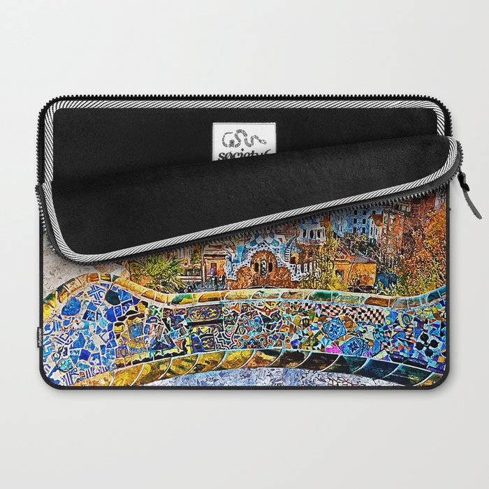 Barcelona, Parc Guell Laptop Sleeve Gallery Image 2