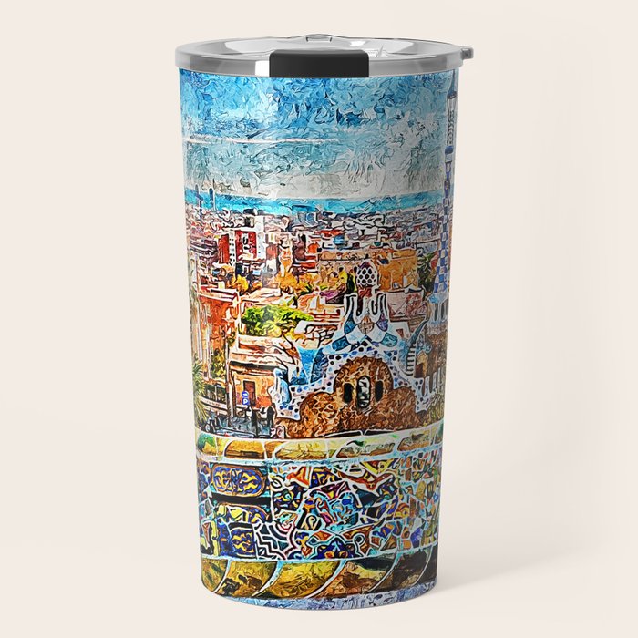 Barcelona, Parc Guell Travel Mug Gallery Image 1