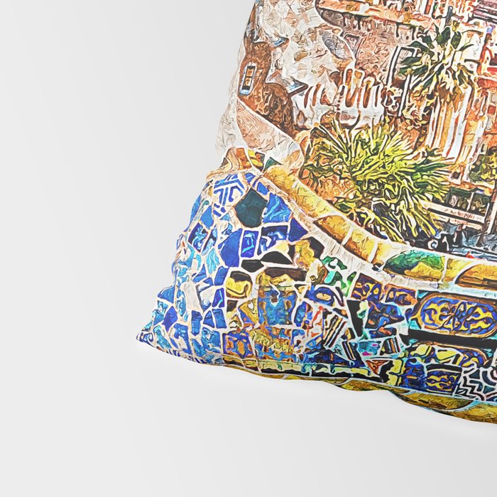 Barcelona, Parc Guell Pillow Sham Gallery Image 4