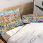 Barcelona, Parc Guell Pillow Sham Gallery Image 2