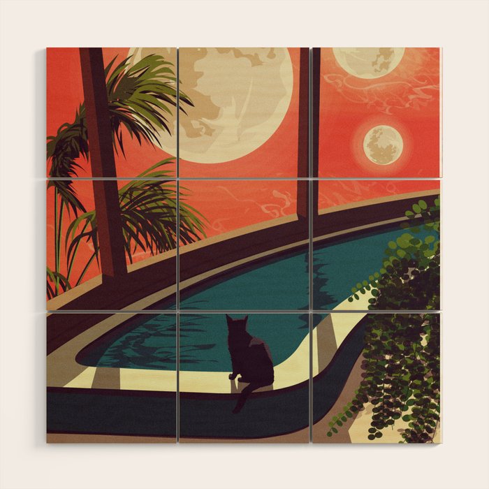 An Unusual Evening  Wood Wall Art Gallery Image 1