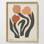 Tulips | modern floral artwork 02 Serving Tray Gallery Image 1