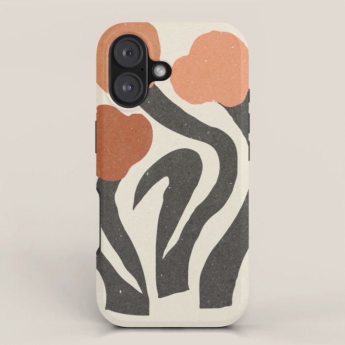 Tulips | modern floral artwork 02 iPhone Case Gallery Image 1