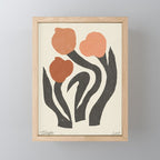 Tulips | modern floral artwork 02 Mini Art Print Gallery Image 1