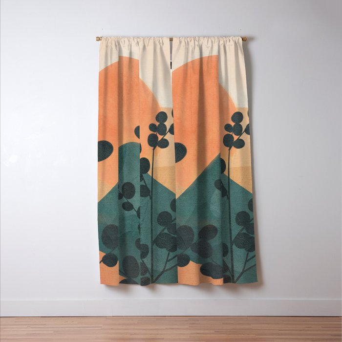 Mountain Sun Window Curtain Gallery Image 3