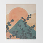Mountain Sun Throw Blanket Gallery Image 2