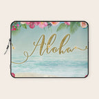 Golden Aloha Laptop Sleeve Gallery Image 1