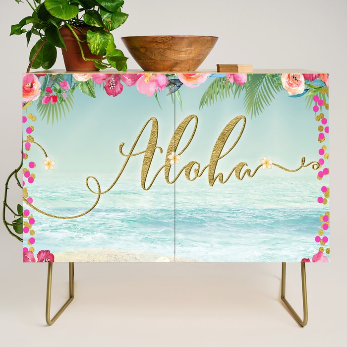 Golden Aloha Credenza Gallery Image 1
