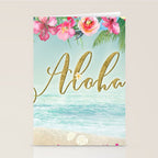 Golden Aloha Stationery Card Gallery Image 2