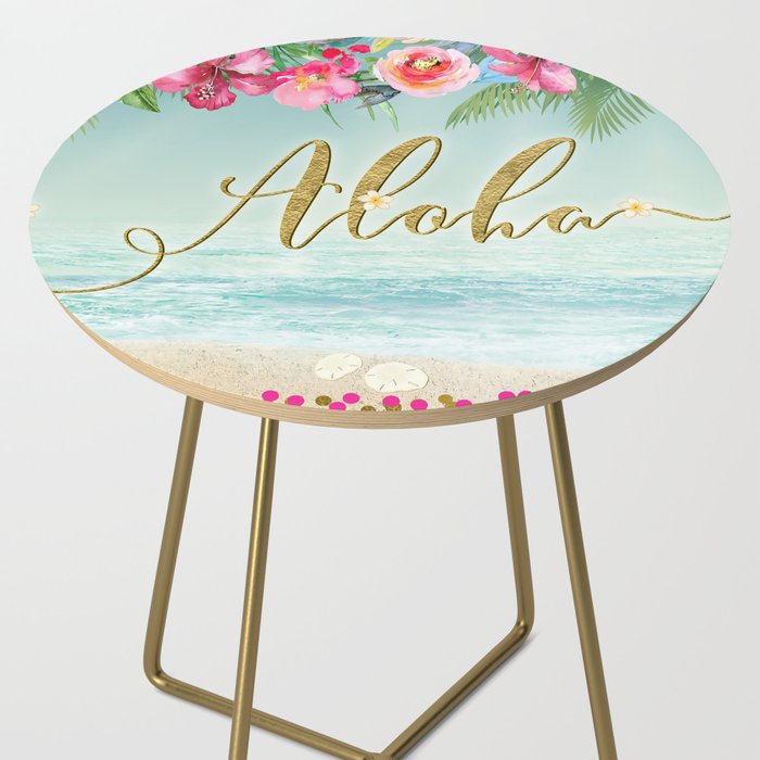 Golden Aloha Side Table Gallery Image 2