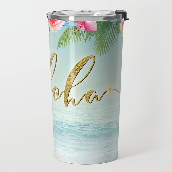 Golden Aloha Travel Mug Gallery Image 2