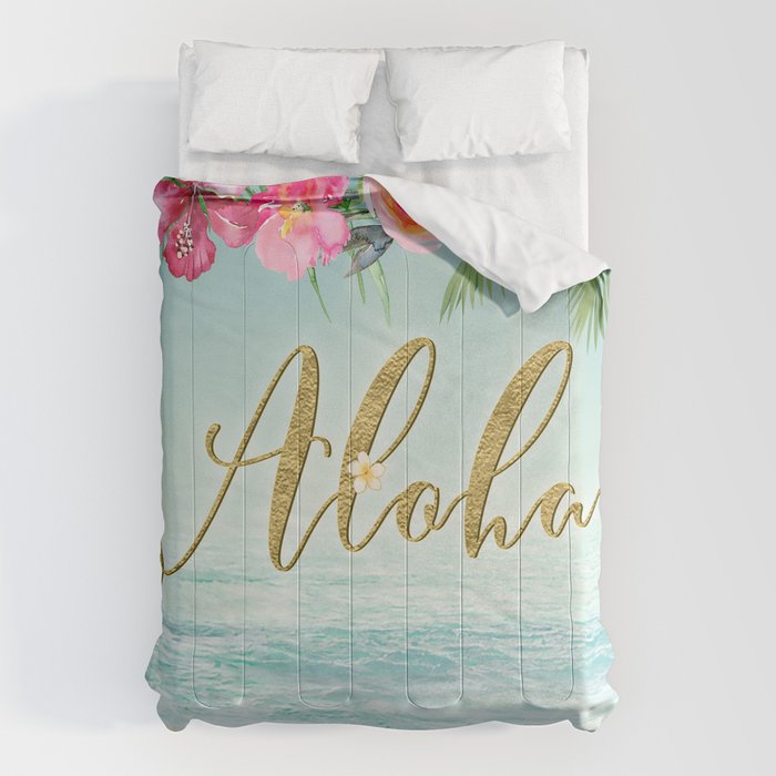 Golden Aloha Comforter Gallery Image 6