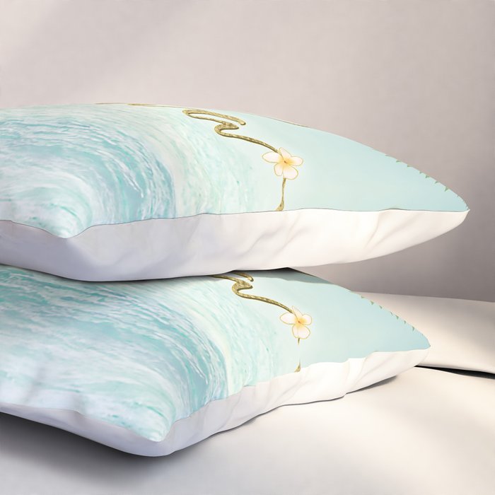 Golden Aloha Pillow Sham Gallery Image 3
