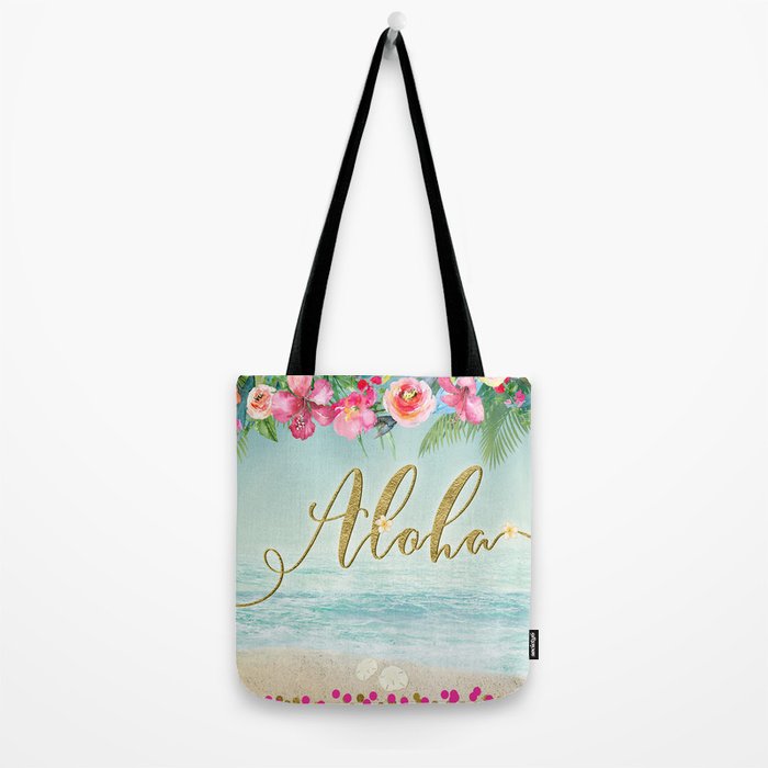 Golden Aloha Tote Bag Gallery Image 2
