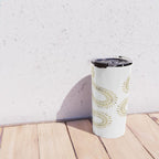 Snake Skeleton - Gold Travel Mug Gallery Image 4