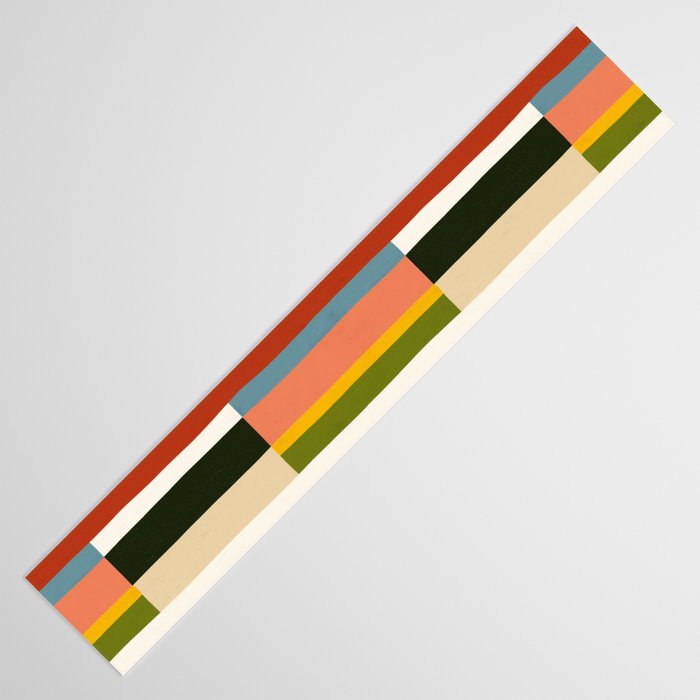 Autumn Winter Striped Revival Table Runner Gallery Image 3