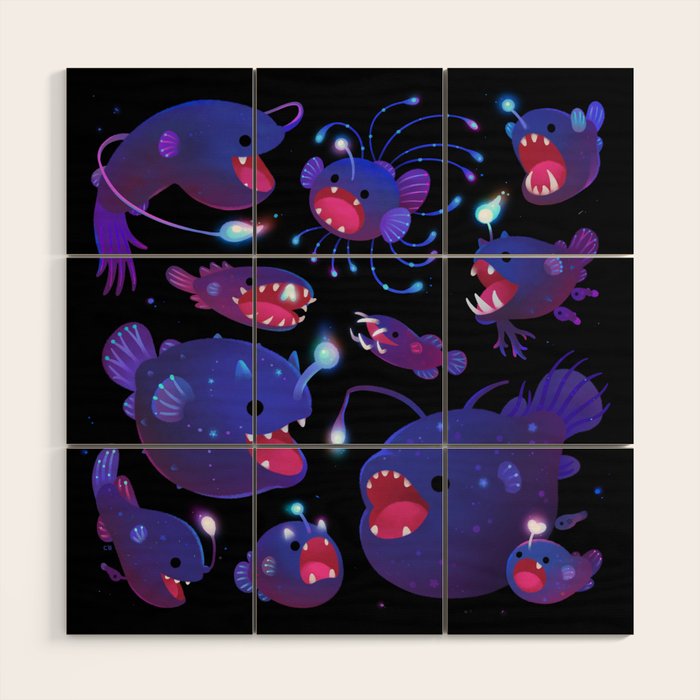 Seadevil Wood Wall Art Gallery Image 1