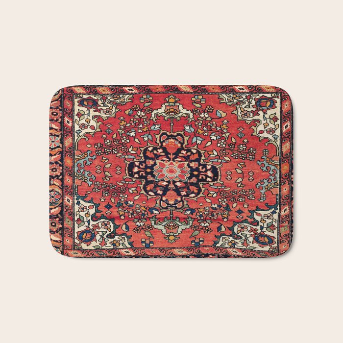 Farahan Arak West Persian Poshti Print Bath Mat Gallery Image 1