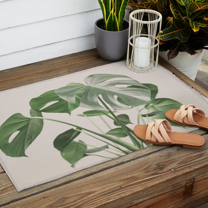 My monstera Outdoor Rug Gallery Image 2