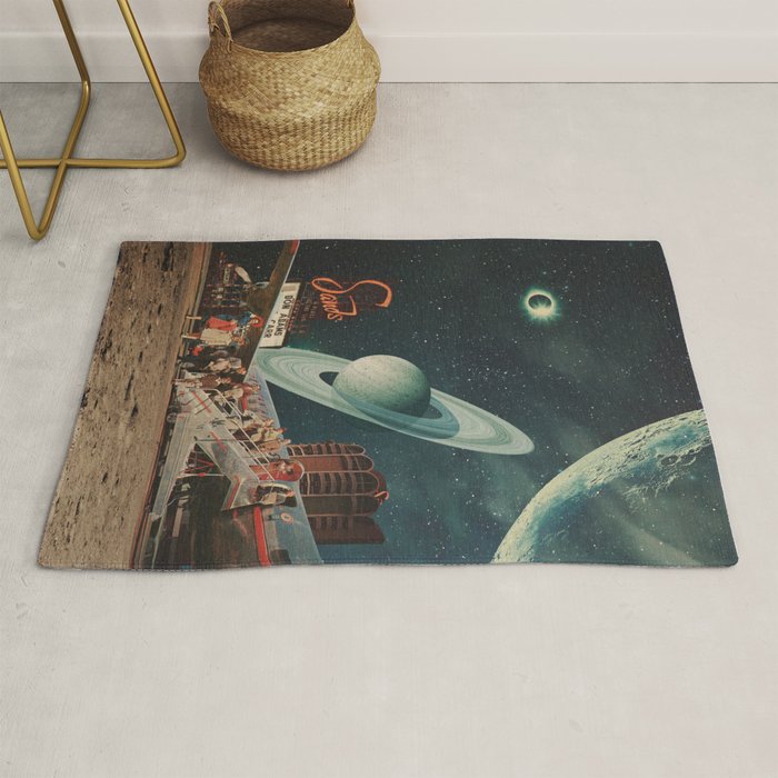 a Postcard from year 2348 Rug Gallery Image 1