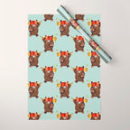 No Care Bear - My Sleepy Pet Wrapping Paper Gallery Image 1