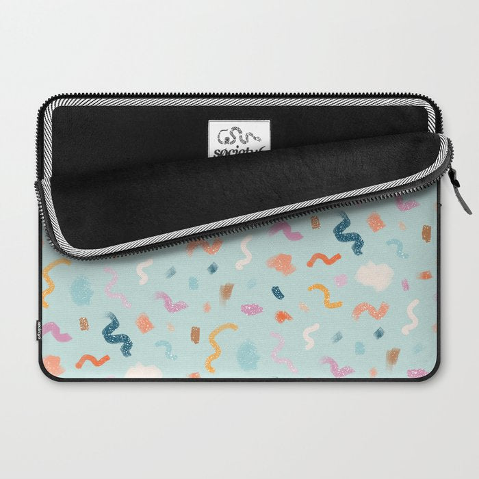 Abtract Colorful Brush Pattern Laptop Sleeve Gallery Image 2