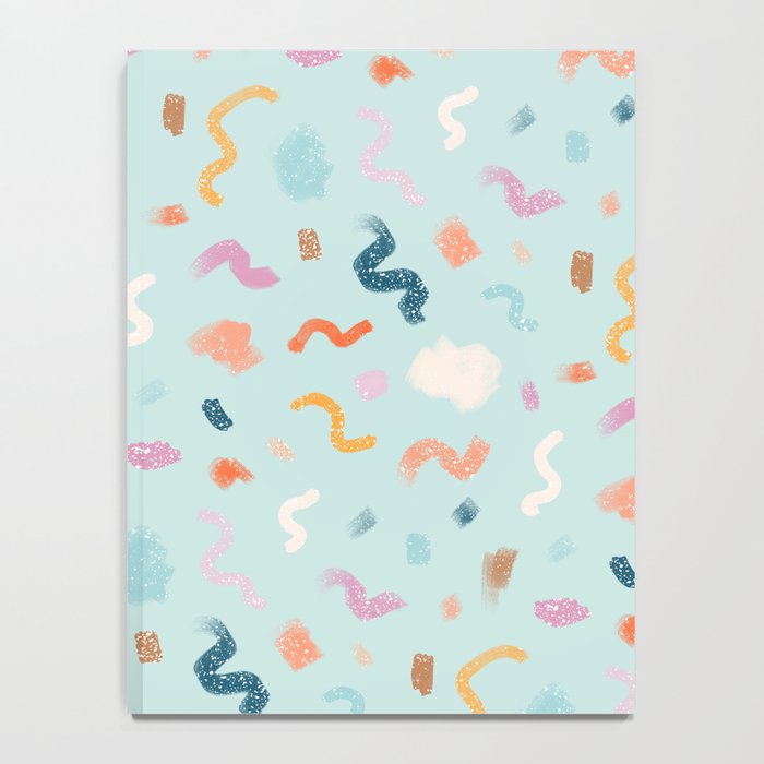 Abtract Colorful Brush Pattern Notebook Gallery Image 4