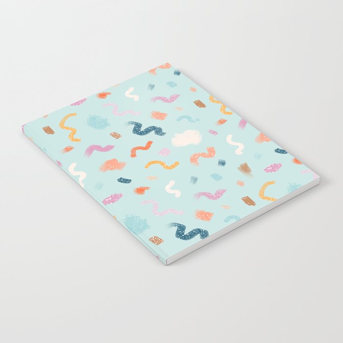 Abtract Colorful Brush Pattern Notebook Gallery Image 2