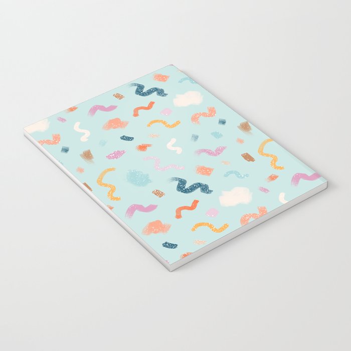 Abtract Colorful Brush Pattern Notebook Gallery Image 3