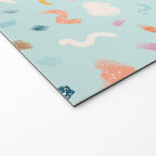 Abtract Colorful Brush Pattern Welcome Mat Gallery Image 2