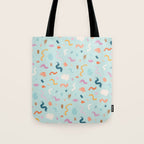 Abtract Colorful Brush Pattern Tote Bag Gallery Image 1