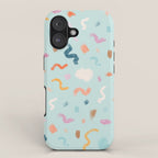 Abtract Colorful Brush Pattern iPhone Case Gallery Image 1