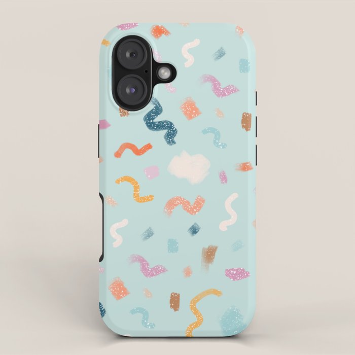 Abtract Colorful Brush Pattern iPhone Case Gallery Image 1