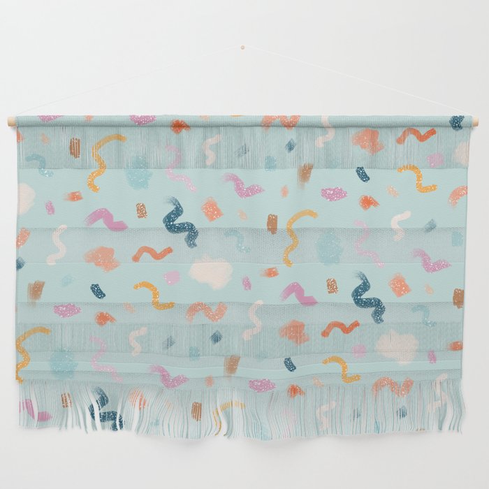 Abtract Colorful Brush Pattern Wall Hanging Gallery Image 1