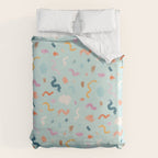 Abtract Colorful Brush Pattern Duvet Cover Gallery Image 6