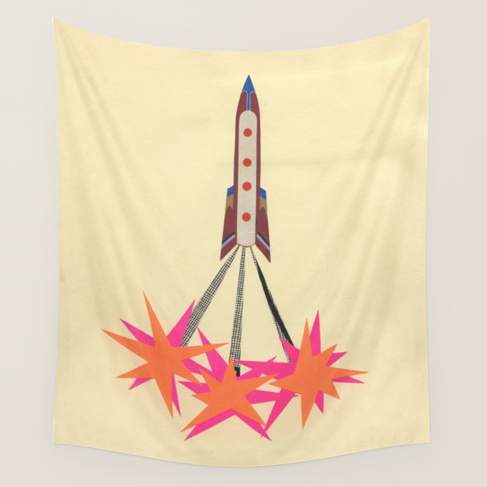 Rocket Wall Tapestry Gallery Image 4
