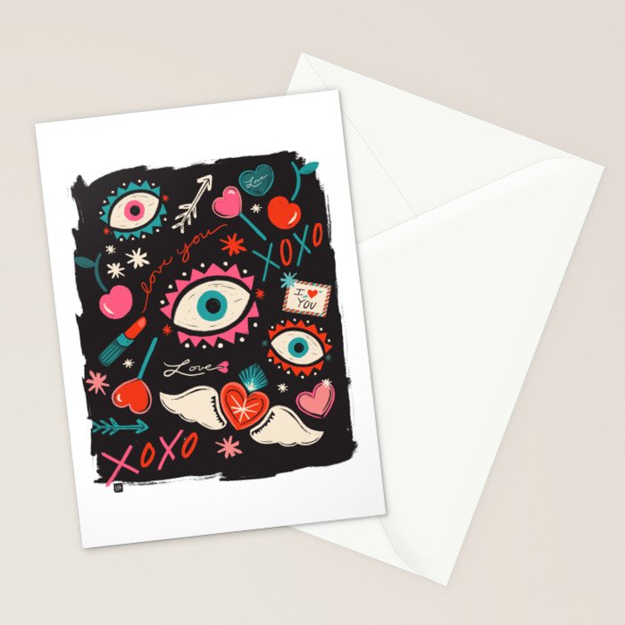 Love Pop Icons Stationery Card Gallery Image 2