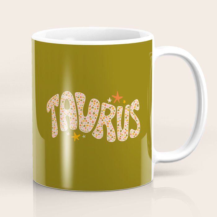 Starry Taurus Coffee Mug Gallery Image 1