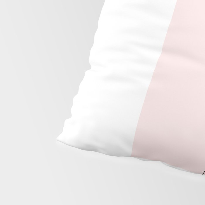 Botanical Line Art, Line Rose, Pink Wall Art, Minimalist Modern Art by Synplus Pillow Sham Gallery Image 4