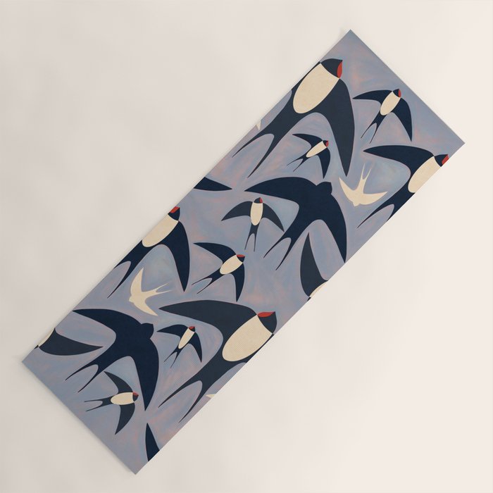 Swallows Yoga Mat Gallery Image 1