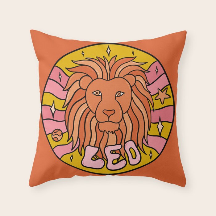 2020 Leo Throw Pillow Gallery Image 6