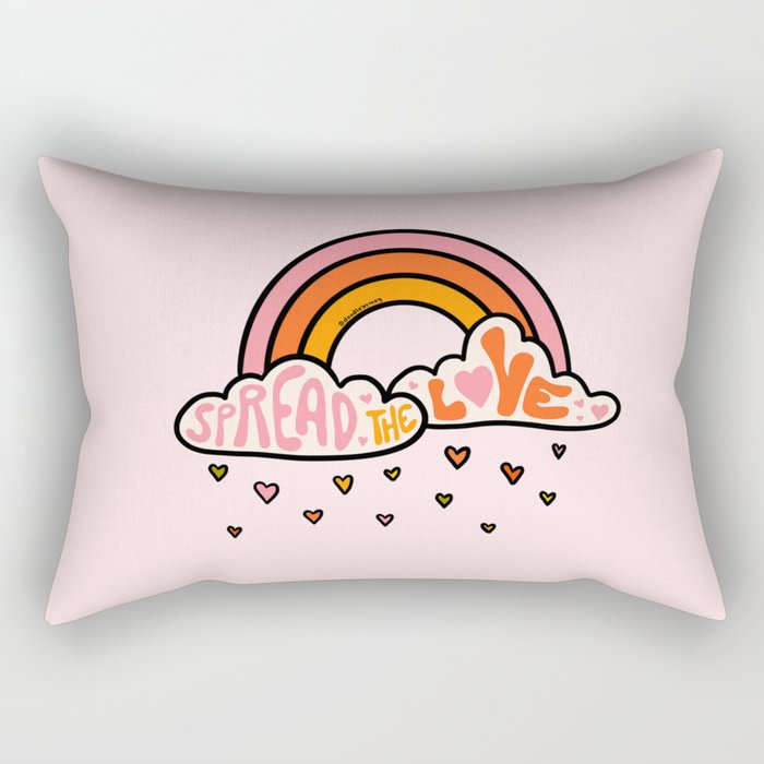 Spread The Love Rectangular Pillow Gallery Image 1