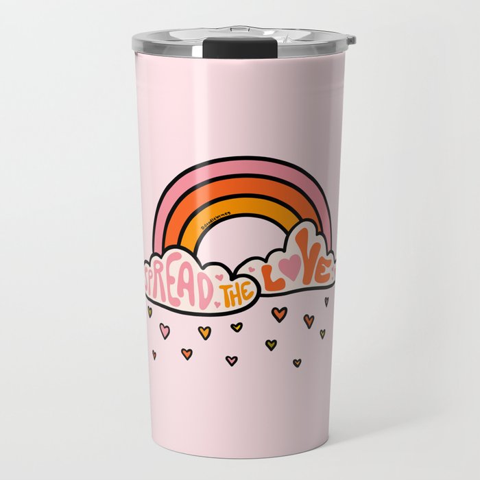 Spread The Love Travel Mug Gallery Image 1