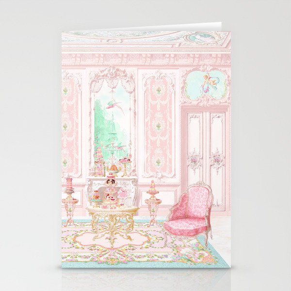Marie Antoinette Tea in Paris  Stationery Card Gallery Image 2