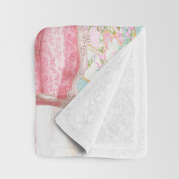 Marie Antoinette Tea in Paris  Throw Blanket Gallery Image 3