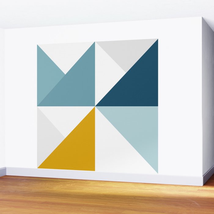Modern Geometric 18/3 Wall Mural Gallery Image 2