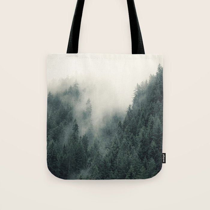 Misty Pines 2 Tote Bag Gallery Image 1