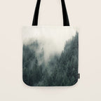 Misty Pines 2 Tote Bag Gallery Image 1